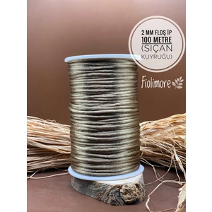 Floş Ip 2 mm (Sıçan Kuyruğu) (1 Bobin 100 Metre) Takı Aksesuar Kolye Bileklik