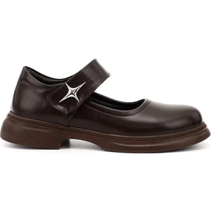 Kadın Kahverengi Mary Jane Ayakkabı