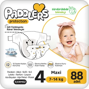Protection Bebek Bezi 4 Numara Maxi 88 Adet (7-14 Kg) 2'li Jumbo Set