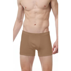 Görünmez Boxer Erkek Cappuccino Likralı Modal Iç Göstermeyen Boxer 058