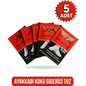 Lord Mountain Lmspc Ayakkabı Koku Giderici Toz . Ayakkabı Kokusu Önleyici 5 Adet