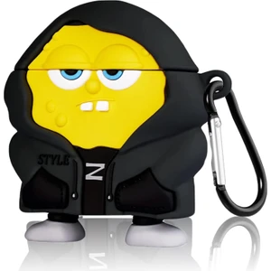 Kılıf Benim Airpods Pro 3. Nesil Uyumlu Sünger Bob Karakter Silikon Koruma Kılıf ( 2025 )