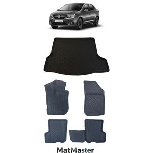 Renault Symbol 2013 Model 5d Premium Ekstra Havuzlu Paspas ve Bagaj Havuzu Set