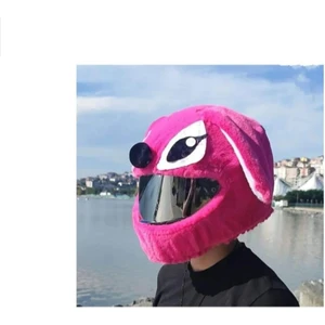 Peluş Kask Kılıfı Sevimli Kız Tavşan
