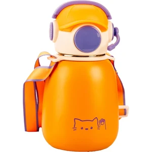 Gamer Termos Matara 500 ml Paslanmaz Çelik Pipetli Suluk Çocuk Suluğu