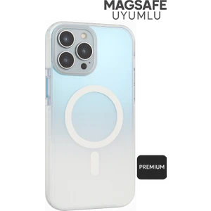 Tech&bello accessories iPhone 13 Kılıf Magsafe Uyumlu Renk Geçişli Darbe Emici Degrade Kapak