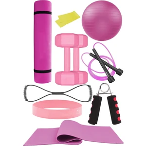 9 Parçalı Pilates Ve Fitness Seti Pilates Minderi, Dambıl, Squat Band Ve Daha Fazlası!