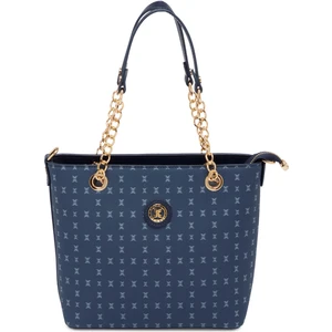 Lacivert Print Kadın Omuz Çantası - S1WPR0000801-T1F