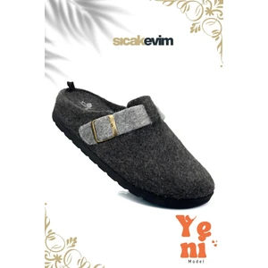 Kadın Kışlık Ev Terliği – Sıcak Tutan, Hafif ve Dayanıklı Şık Peluş Terlik Füme Gri