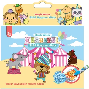 Magic Water Sihirli Boyama Kitabı Karnaval Özel Sulu Kalem ile Water Painting