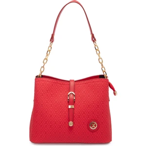 Kırmızı Print Kadın Omuz Çantası - S1WPR0000802-S4R