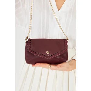 Allegra Bordo Zincirli Günlük Mini Kadın Omuz, Kol ve El Çantası