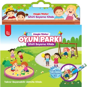 Magic Water Sihirli Boyama Kitabı Oyun Parkı Özel Sulu Kalem ile Water Painting