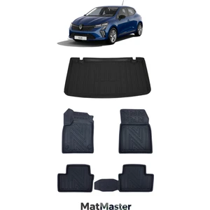 Renault Clio 5 2024 Model 5d Premium Ekstra Havuzlu Paspas ve Bagaj Havuzu Set