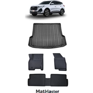 Chery Tiggo 7 Pro 2025 Model 5d Premium Ekstra Havuzlu Paspas ve Bagaj Havuzu Set