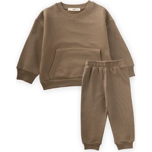 Sweatshirt Takım 1-8 Yaş Haki Yeşil