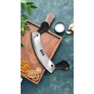 Sürmene Pizza Satırı Doğrama Kıyma Ince Çelik Zırh Satır Pizza Bıçağı