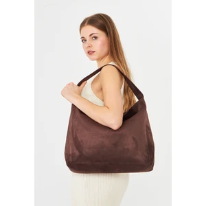 Lola Süet Kahverengi Salaş Omuz Çantası