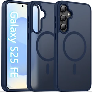 Samsung Galaxy S25 Fe Kılıf Kamera Çıkıntılı Mat Magsafe Wireless Şarj Destekli Renkli Hassas Butonlu Kapak