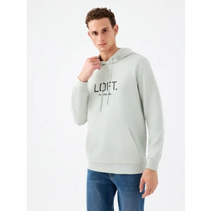 Regular Fit Açık Yeşil Erkek Sweatshirt LF2041153