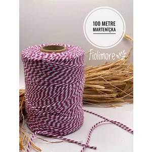 Premium (200 Metre 200 Gr) Marteniçka Karışık Renkli Hediye Paket Ipi Bileklik Kolye Yılbaşı