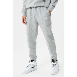 Nsw Clup Fleece Şardonlu Erkek Gri Kargo Eşofman Altı