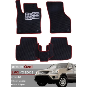 Honda Crv 2 (2002-2006) Uyumlu Eva Paspas Tam Set–araca Özel,kolay Montaj,su Geçirmez