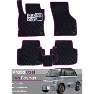 Citroen Ami (2020-2025) Uyumlu Eva Paspas Tam Set–araca Özel,su Geçirmez,kolay Montaj