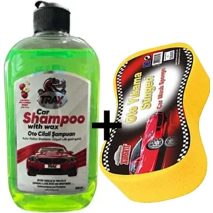 Oto Aromalı Cilalı Şampuanı + Oto Yıkama Süngeri