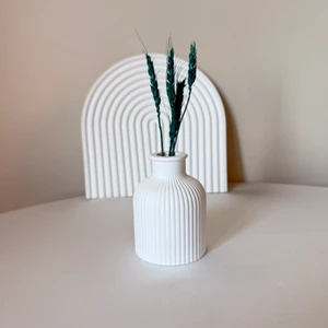 Modern Ribanalı Mini Vazolar | Pastel ve Canlı Renk Seçenekleri | Ev Dekorasyon 