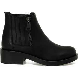 24K-855 5pr Siyah Kadın Düz Bot