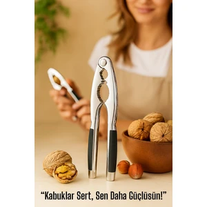 Metal Ceviz Kıracağı – Kauçuk Tutma Yerli | Fındık, Ceviz, Badem Için Ergonomik Kırıcı 722177