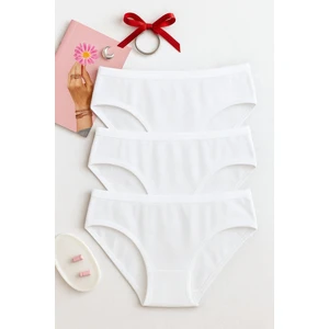 3’lü Kadın Pamuklu Bato Külot Set - Rahat&nefes Alan Kumaş