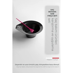 Saç Boyama Fırçası ve Kabı