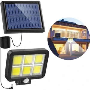 Suya Dayanıklı Solar Şarjlı Güneş Enerjili Hareket Sensörlü Duvar Lambası Bahçe Aydınlatma Lamba