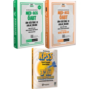 2026 Meb Ags Öabt Din Kültürü ve Ahlak Bilgisi Öğretmenliği Konu Anlatımı-Çözümlü Soru Bankası Seti
