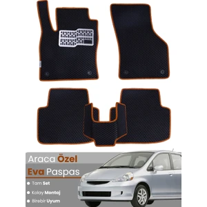 Honda Jazz Hatchback (2002-2008) Uyumlu Eva Paspas Tam Set–araca Özel,kolay Montaj