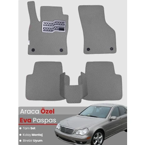 Mercedes Benz C Serisi W203 (2000-2007) Uyumlu Eva Paspas Tam Set – Araca Özel Tasarım