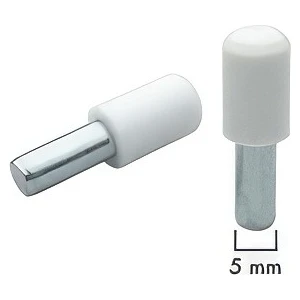 Raf Pimi Plastik Başlı Metal Raf Pimi 25 Adet