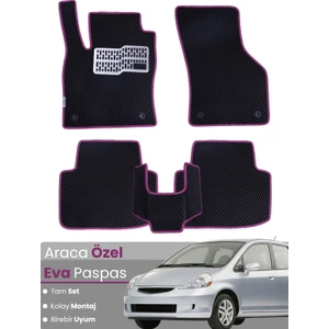 Honda Jazz Hatchback (2002-2008) Uyumlu Eva Paspas Tam Set–araca Özel,kolay Montaj