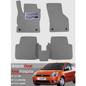 Ford Fiesta (2002-2008) Uyumlu Eva Paspas Tam Set–araca Özel,su Geçirmez,kolay Montaj