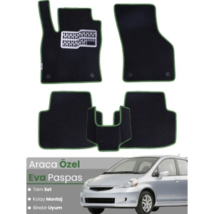 Honda Jazz Hatchback (2002-2008) Uyumlu Eva Paspas Tam Set–araca Özel,kolay Montaj