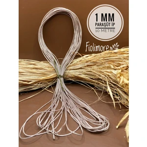 Paraşüt Ipi Vizon Renk 1.kalite 10 Metre Takı Bileklik Anahtarlık Kolye Ipi