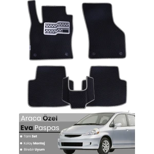 Honda Jazz Hatchback (2002-2008) Uyumlu Eva Paspas Tam Set–araca Özel,kolay Montaj