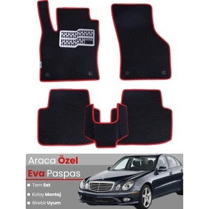 Mercedes Benz E Serisi W211 (2002-2009) Uyumlu Eva Paspas Tam Set – Araca Özel Tasarım