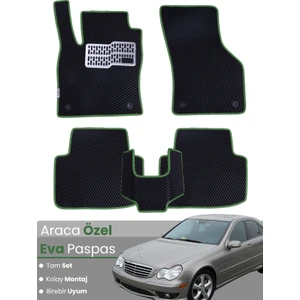 Mercedes Benz C Serisi W203 (2000-2007) Uyumlu Eva Paspas Tam Set – Araca Özel Tasarım