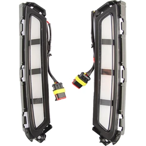 2pcs Ön Tampon LED Gündüz Çalışan Lamba Lambası Sarı Dönüş Sinyali Işığı ile Hyundai Elantra 2019 2020 Için (Yurt Dışından)