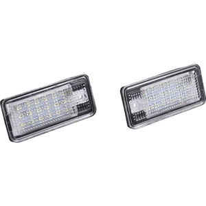 Araba LED Lisans Numarası Hafif Lamba Beyaz -Audi A3 S3 8p A4 B6 B7 A5 A6 4f Q7 A8 S8 C6 (Yurt Dışından)