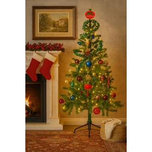 Yılbaşı Lüks Yeşil Çam Ağacı 150 cm – 320 Dal – Demir Ayaklı