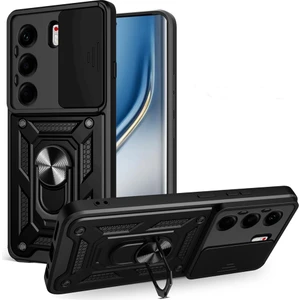 Tacno Camon 40 Pro 5G Kılıf Pars Yüzüklü Standlı Kamera Korumalı